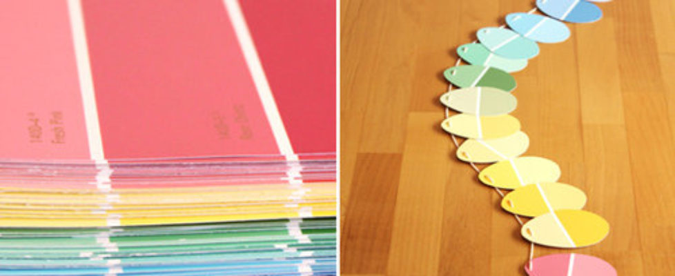Easter Paint Chip Garland