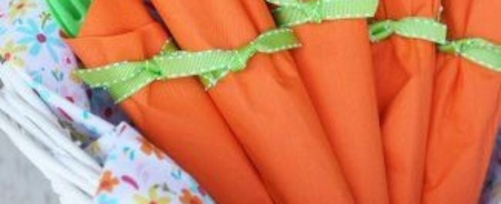 Easter Silverware Carrots