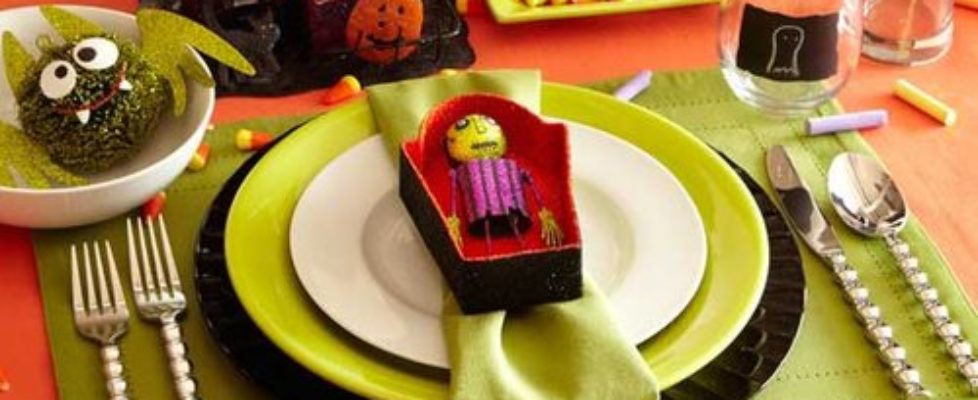 Halloween Place Setting